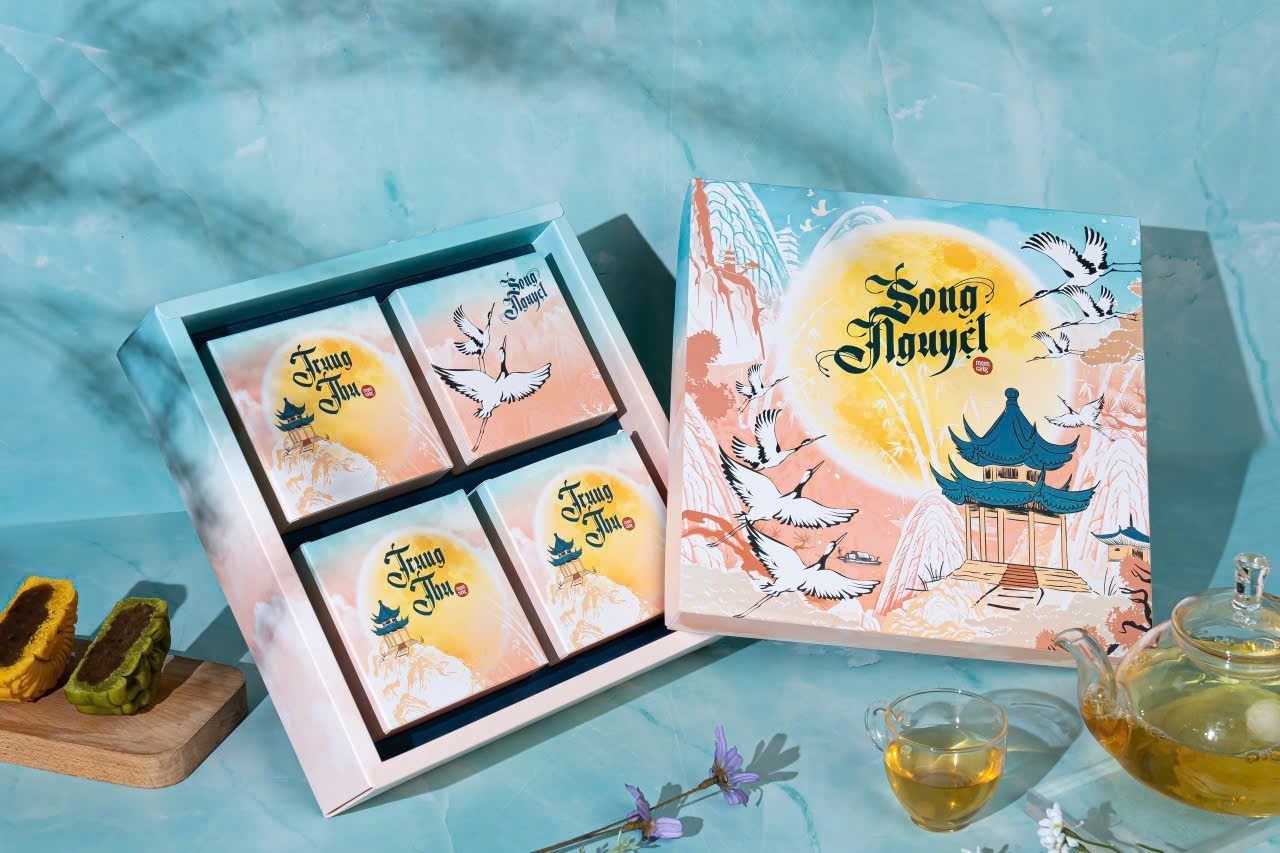 Hộp 4 bánh và 6 bánh Trung Thu